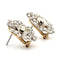 Boucles d'oreilles Boucles d'oreilles en or blanc et jaune avec diamants 58 Facettes