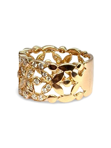 Bague 52 Bague Guérin Diamants de Rosée or rose et diamants 0,60 ct 58 Facettes 1126