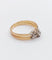 Bague 58.5 Bague toi et moi antique en or rose 18k et diamants taille ancienne 58 Facettes A06482