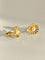 Boucles d’oreilles en or jaune 18k et perles