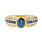 Bague 51 Bague Or jaune Saphir, Diamant 58 Facettes 2866506CN