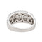 Bague 54 Bague Or blanc Diamant 58 Facettes 3858360RV