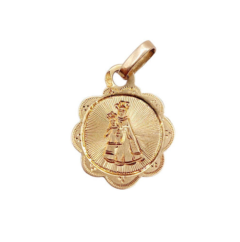 Pendentif Petite Médaille religieuse victorienne or rose 58 Facettes A05624