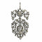 Pendentif Un témoignage d'amour : pendentif diamant rococo flamand 58 Facettes 20296-0349