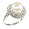 Bague 51 Perle du passé : une bague de fiançailles sertie de diamants datant des années 1930 58 Facettes 16046-0020
