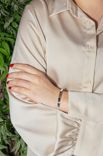 Bracelet Dinh Van Bracelet Jonc Serrure Argent 58 Facettes 4523045RV