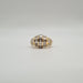 Bague 52 Bague or jaune sertie de diamants ronds et baguettes 58 Facettes