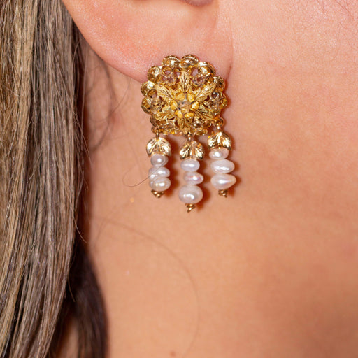 Boucles d'oreilles Boucles d'oreilles originales KESHI 1900 avec Diamants 58 Facettes D361018JC