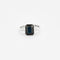 Bague 52 Bague style Art déco en or blanc saphir et diamants 58 Facettes 217706
