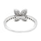 Bague Fleur Or blanc Diamant