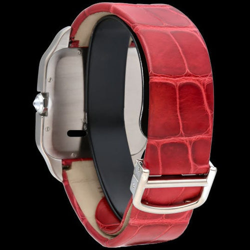 Montre Cartier Montre Santos Dumont Or Blanc 18K 58 Facettes MT36316