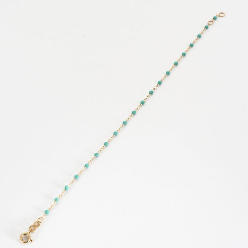 Bracelet GIGI Clozeau - Classique Gigi - Bracelet en or jaune et résine turquoise 58 Facettes BRI0094