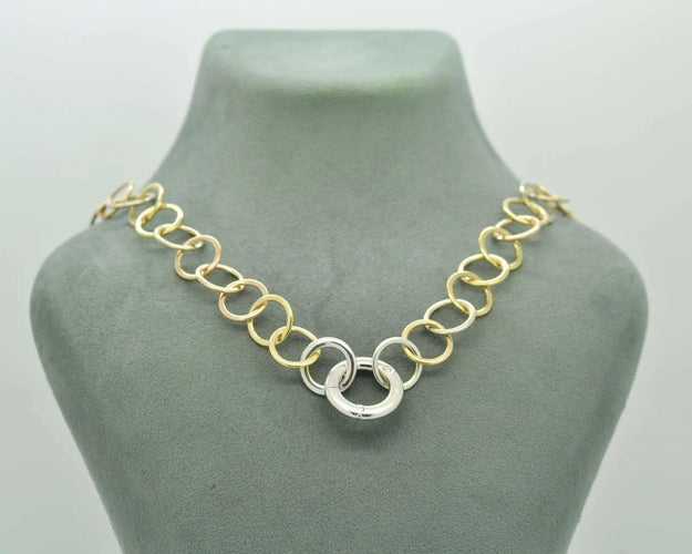 Collier Pomellato Lucciole en or 750 tricolore avec diamant