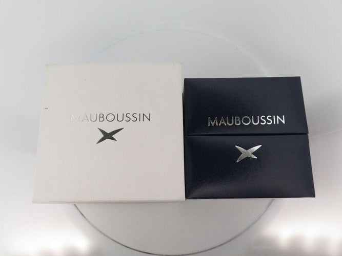 Collier collier MAUBOUSSIN valentin for you or blanc 18k diamants 0.1cts 58 Facettes 268087