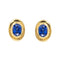Boucles d'oreilles Boucles d'oreilles Clips Or jaune Saphir 58 Facettes 4416917RV