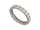 Bague 50 bague alliance americaine 20 diamants 2ct or blanc 18k 2.1gr t50 58 Facettes 268367