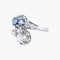 Bague 51 Bague Toi & Moi Saphirs Diamants 58 Facettes AB16