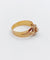 Bague 54.5 Bague marguerite antique en or rose 18k ornée de perles 58 Facettes A06486