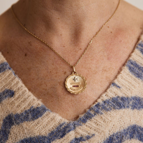 Pendentif Médaille d'amour de la maison Augis 58 Facettes