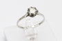 Bague 60 Bague ancienne en platine avec un diamant taille ancienne de 1,35 ct 58 Facettes 9631