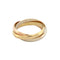 52 bague CARTIER trinity pm 3 ors 18k crb4235100 t 52 jaune rose gris 58 Facettes 265709