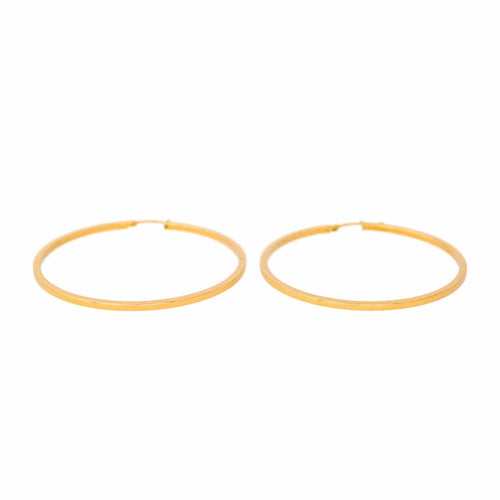 Boucles d'oreilles Boucles d'oreilles Créoles  Or jaune 58 Facettes 4615246CN