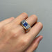 Bague 54 Bague or, saphir, diamants 58 Facettes 240031SP