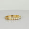 Bague opales facettées en or jaune 14k