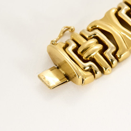 Bracelet Bracelet souple en or jaune 58 Facettes PL07