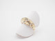 Bague 53 Bague godronnée or jaune 750 et diamants 58 Facettes