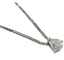Collier Pendentif et collier diamant poire 0,75 ct en or blanc 18k 58 Facettes Q387B