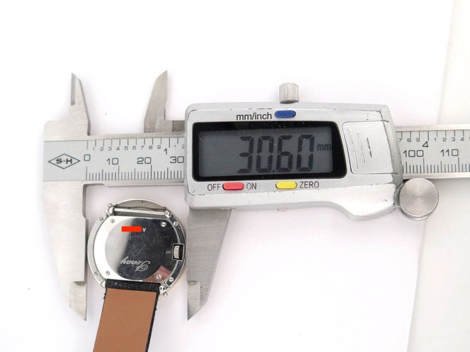 Montre montre POIRAY ma premiere ronde 30 mm en or jaune 18k & acier quartz 58 Facettes 272480