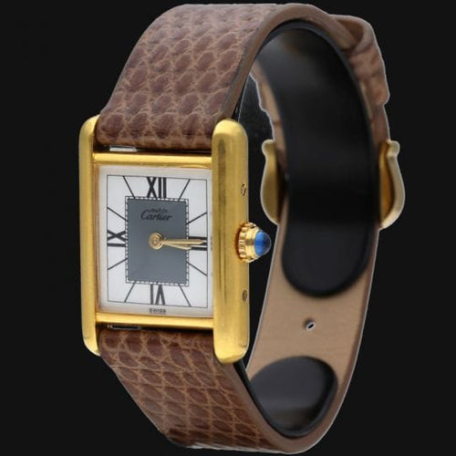 Montre Cartier Montre Tank Vermeil 58 Facettes MT42664