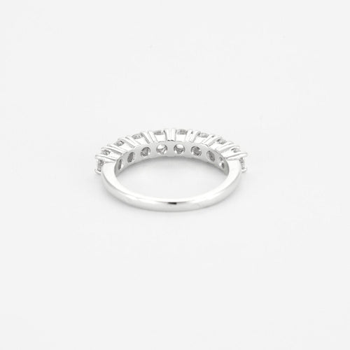 Bague 53 Alliance or blanc diamants 58 Facettes LP999/13