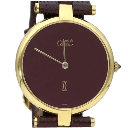 Montre Cartier Montre Must De Cartier Vermeil 58 Facettes MT44365