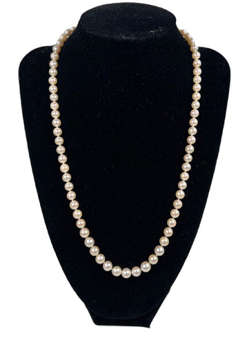 Collier Collier 74 perles de cuture Akoya or blanc 52 cm 58 Facettes