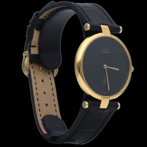 Montre Cartier Montre Must De Cartier Vermeil 58 Facettes MT44875