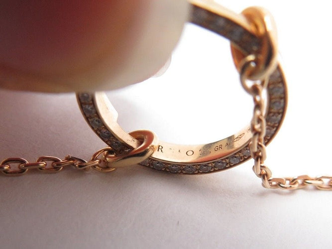 Collier collier REPOSSI antifer pendentif en or rose 18k diamants 58 Facettes 270174
