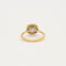 Bague 52 Solitaire Torsadé diamant taille ancienne 1,65 carat en or jaune 18K 58 Facettes