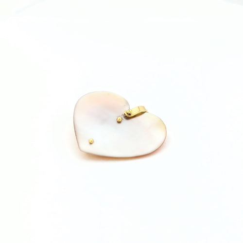 Pendentif Pendentif cœur en or jaune et nacre 58 Facettes 30069