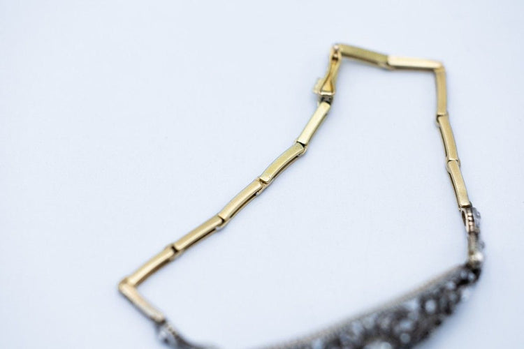 Bracelet ancien Art Nouveau avec diamants, Scandinavie, début du XXe siècle