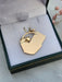 Pendentif AUGIS - Médaille d'Amour corbeille 58 Facettes 545