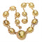 Collier Collier historique de 1820 en citrine et or, filigrane et granulation, très bel état 58 Facettes 25125-0132