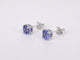 Boucles d'oreilles Boucles d'oreilles en or blanc avec tanzanite 58 Facettes 2198