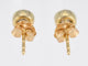 Boucles d'oreilles Boucles d'oreilles en or avec un diamant taille brillant 58 Facettes 2093