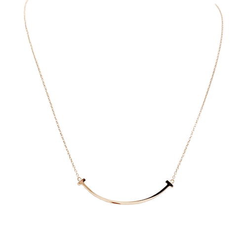 Collier Collier Tiffany & Co., "Tiffany T Smile", or jaune. 58 Facettes 35120