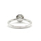 Bague 52 Bague or blanc sertie de diamants 58 Facettes