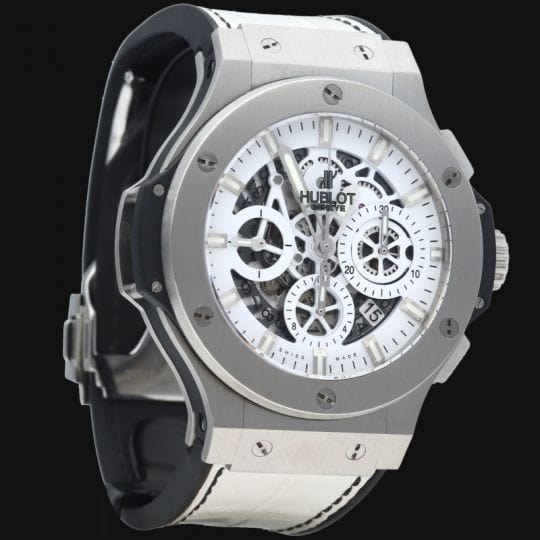 Montre Hublot Montre Aero Bang Garmisch Skeleton Limited Edition Gap2011 58 Facettes MT41066