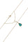 Collier Collier or jaune émeraude 58 Facettes 090141