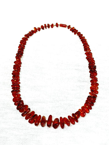 Collier Collier en perle d'Ambre 58 Facettes